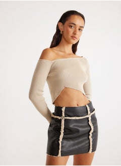 SNDYS Striped Mini Skirt  - Image 4
