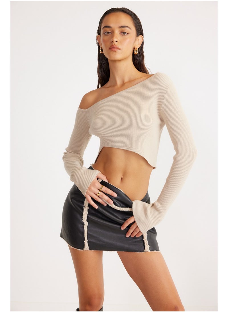 SNDYS Striped Mini Skirt  - Image 1
