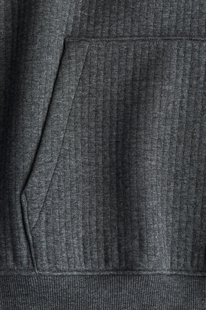 اتش اند ام Ribbed Hoodie
