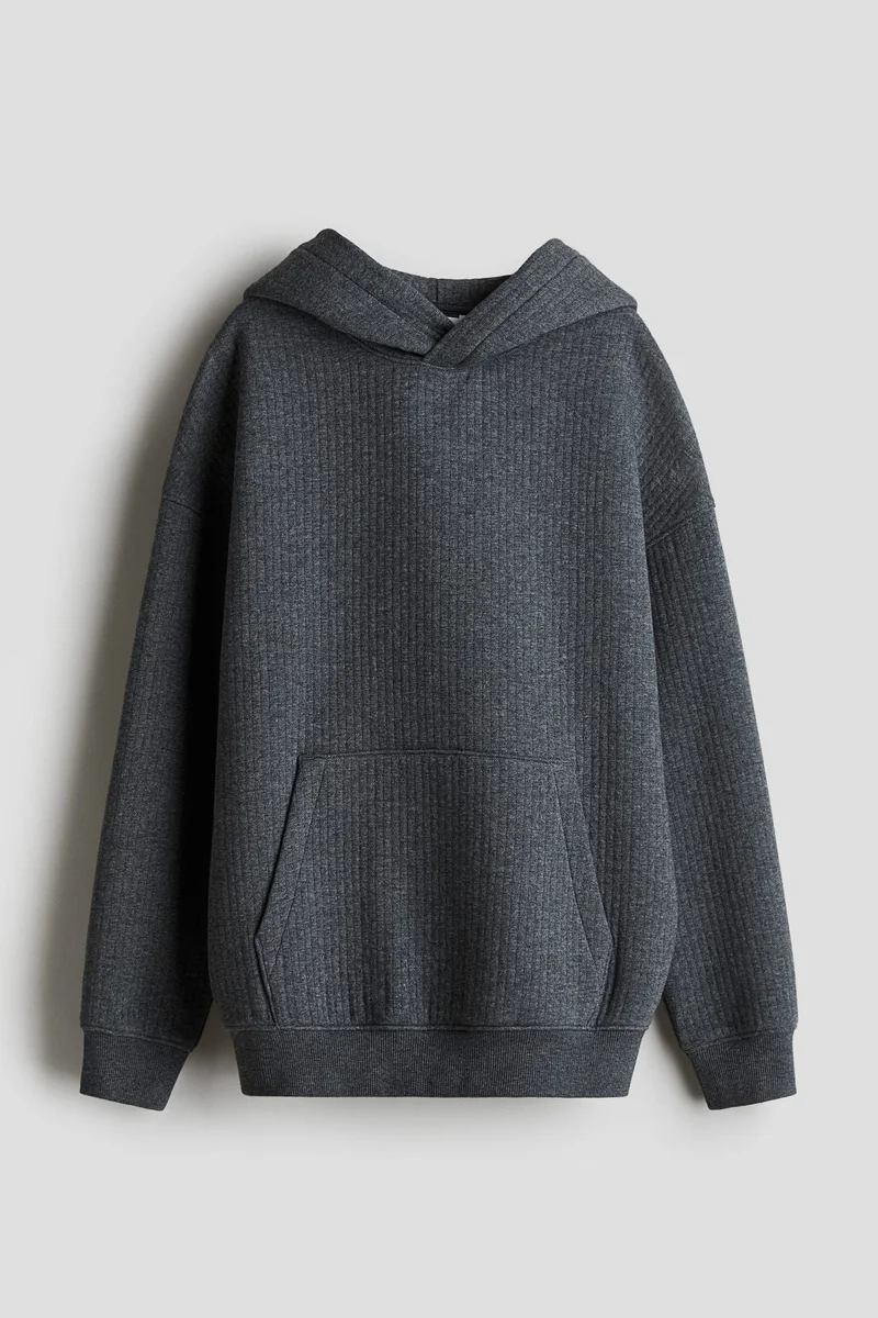 H&M Ribbed Hoodie