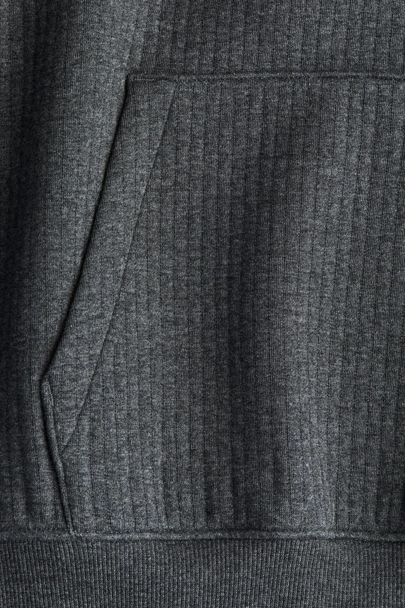 H&M Ribbed Hoodie