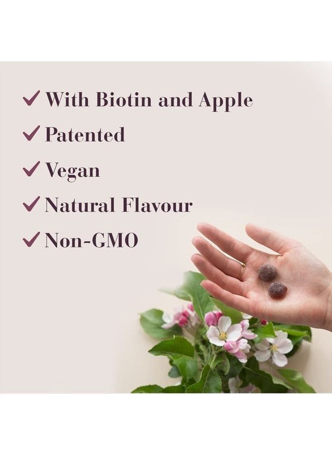 New Nordic - Hair Volume Gummies | with Biotin to Support Hair Skin & Nails | Vegan | for Men and Women | 60 Count (Pack of 1) - Image 1