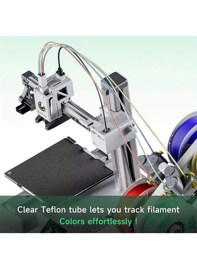 3D Printer PTFE Tube Bowden Extruder 1.75mm ID2 5mm OD4mm 157 48 Inch White 1 Pcs Filament Guide Pipe for Bambu Lab P1P AMS A1 Mini Creality K1 K1 Max Ender 3 V3 V3 KE V3 SE - Image 3