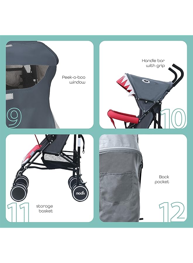 erorex Safari Stroller Character Stripes - Image 5