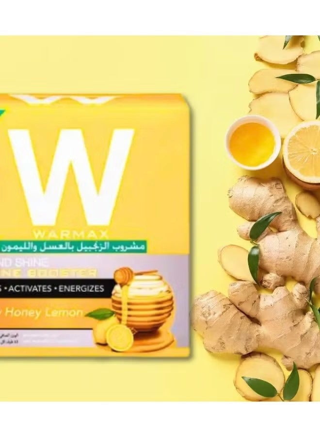 Warmax Ginger Honey & Lemon Drink 12 Sachets 25 g - Image 2