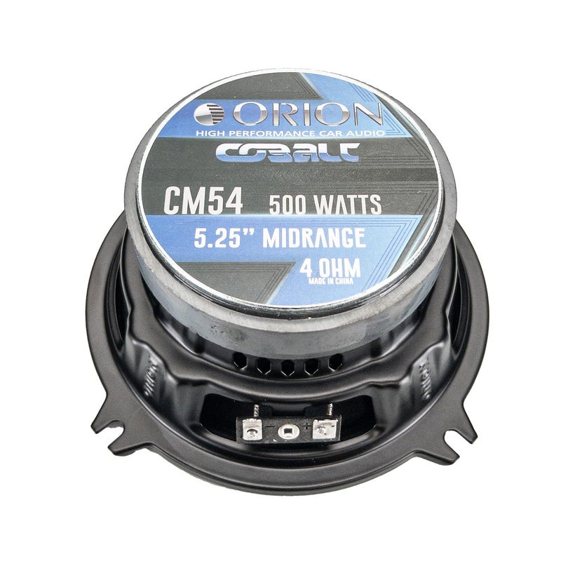 ORION Cobalt CM54 High Efficiency 5.25" Mid-Range Bullet Loudspeakers, 500W Max Power, 125W RMS, 4 Ohm, 1.2" Voice Coil - Pro Car Audio Stereo, Midrange Speakers (Pair) - Image 5