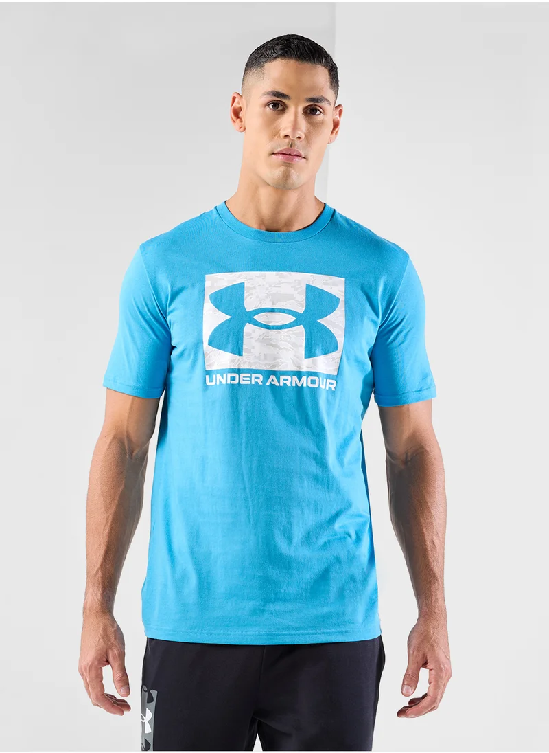 UNDER ARMOUR Men's UA ABC Camo Boxed Logo Short Sleeve T-shirt