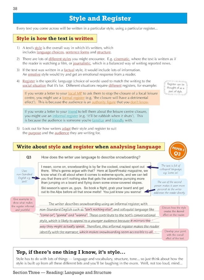 New GCSE English Language AQA Revision Guide - includes Online Edition and Videos