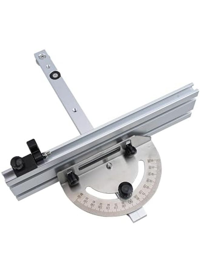 منشار طاولة النجارة مع مقياس الزاوية القابل للتعديل وقضيب التوجيه من الألومنيوم لقطع دقيق اللون ب - Image 2