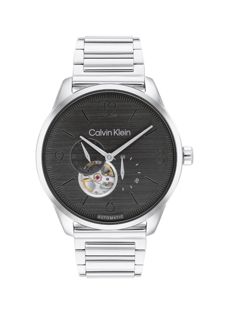 CALVIN KLEIN Round Analog Men's Grey Case Wrist Watch - 25200387  - Image 1