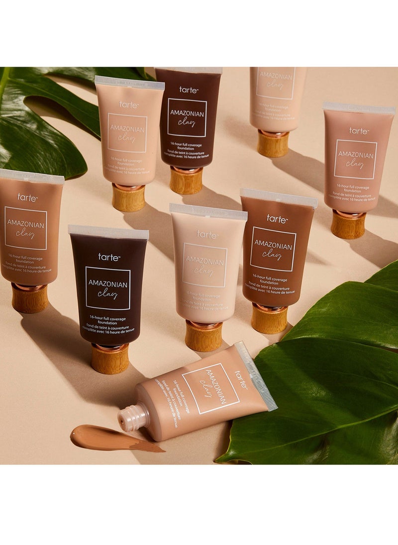 Amazonian clay 16-hour full coverage foundation (47N tan-deep neutral+ net 50 mL / 1.7 Fl. Oz)