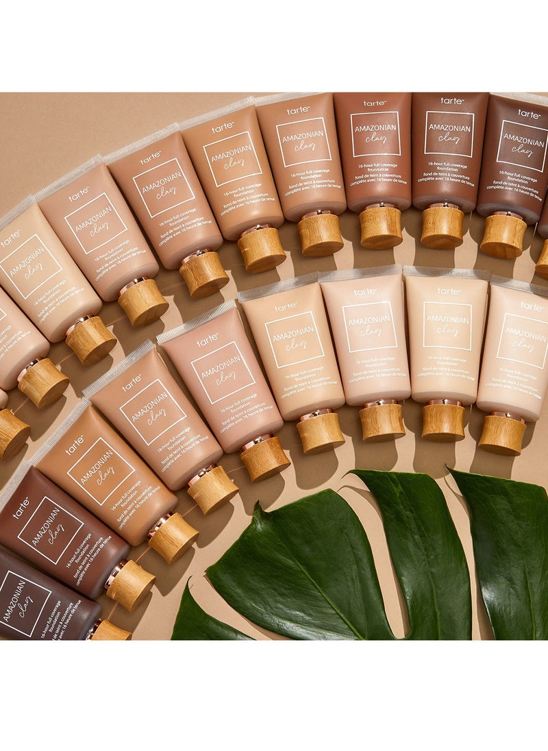 Amazonian clay 16-hour full coverage foundation (47N tan-deep neutral+ net 50 mL / 1.7 Fl. Oz)