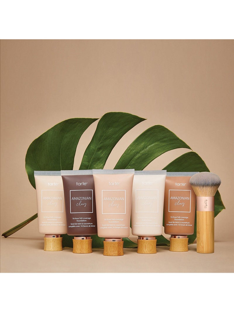Amazonian clay 16-hour full coverage foundation (47N tan-deep neutral+ net 50 mL / 1.7 Fl. Oz)