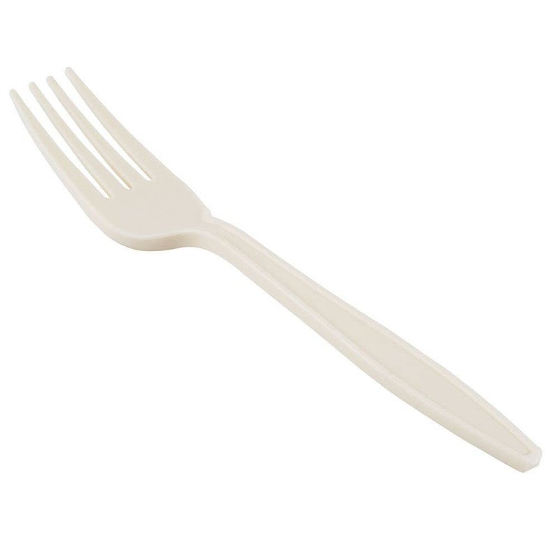 YASH VISION Disposable 6 Inch Forks Made of Corn Starch Compostable EcoFriendly Biodegradable in Natural Environment Ideal for Lunch Dinner 120 - Image 3
