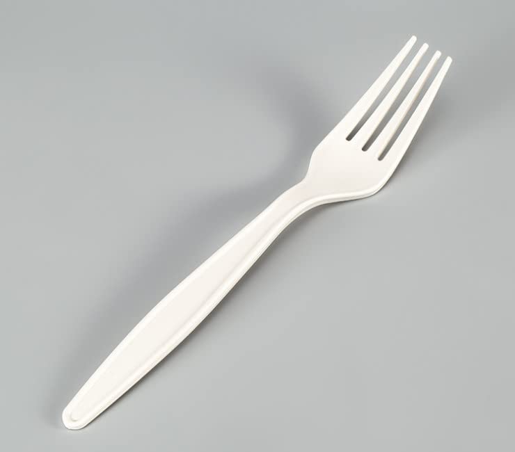 YASH VISION Disposable 6 Inch Forks Made of Corn Starch Compostable EcoFriendly Biodegradable in Natural Environment Ideal for Lunch Dinner 120 - Image 2