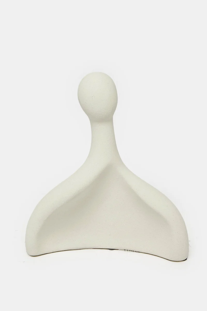 REDTAG Cream Textured Twin Ceramic Figurine