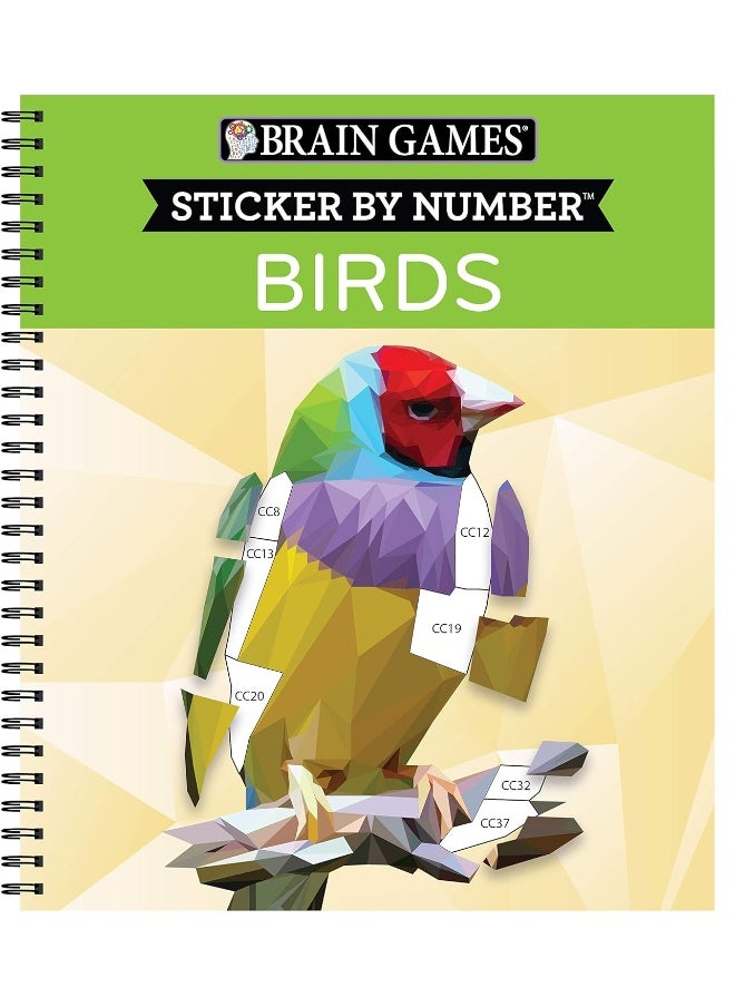 Brain Games - Sticker by Number: Birds (42 Images to Sticker)  - Image 4