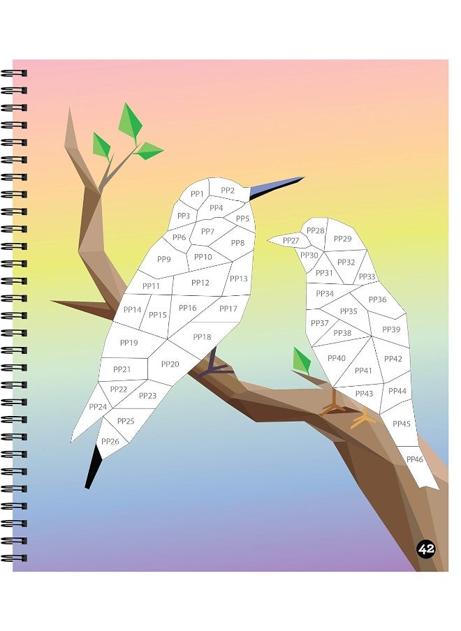 Brain Games - Sticker by Number: Birds (42 Images to Sticker)  - Image 1