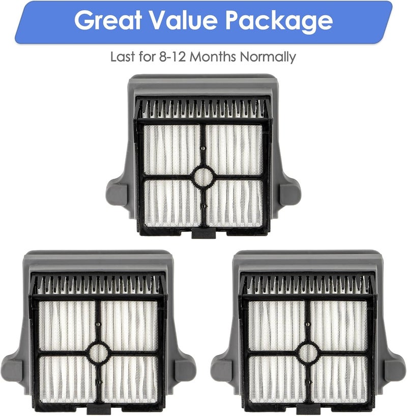 FILTERIST (3 Pieces) HEPA Filter Compatible with Tineco Floor ONE S7 PRO/ONE S6 Smart Cordless Wet Dry Vacuum Cleaner Filter, Replacement Parts 3 - Image 4