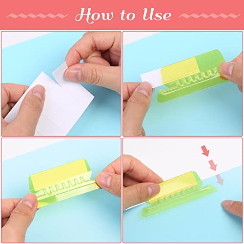 PAXCOO File Folder Tabs, Paxcoo 50 Sets Hanging File Folder Tabs and Inserts, Plastic Tabs for Hanging Folders, Multicolor - Image 4