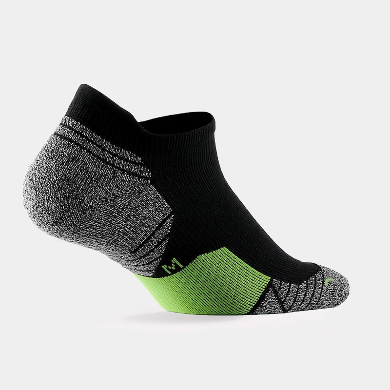 WANDER Men's Athletic Running Socks 7 Pairs Thick Quarter Cushion Ankle Socks for Men Sport Low Cut (7 Pairs Black Green,Size:6-9) - Image 3
