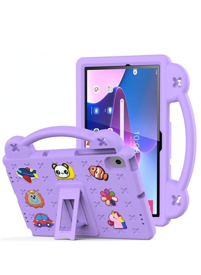 general Kids Case Compatible with Lenovo Tab M10 3rd Gen 10.1 inch (TB-328FU/TB-328XU) 2022, Heavy Duty EVA Foam Shockproof Cover Kids Proof Tablet Case with Stand - Image 1