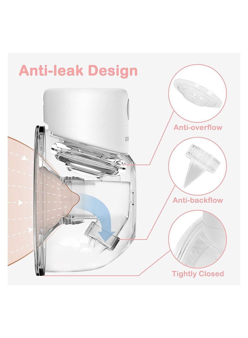 Cool Baby COOLBABY Breast Pump Wearable Breast Pump S12 Hands Free Breast Pump Electric Portable Breast Pump Wireless Breast Pump Hand Free 2 Pack - Image 3