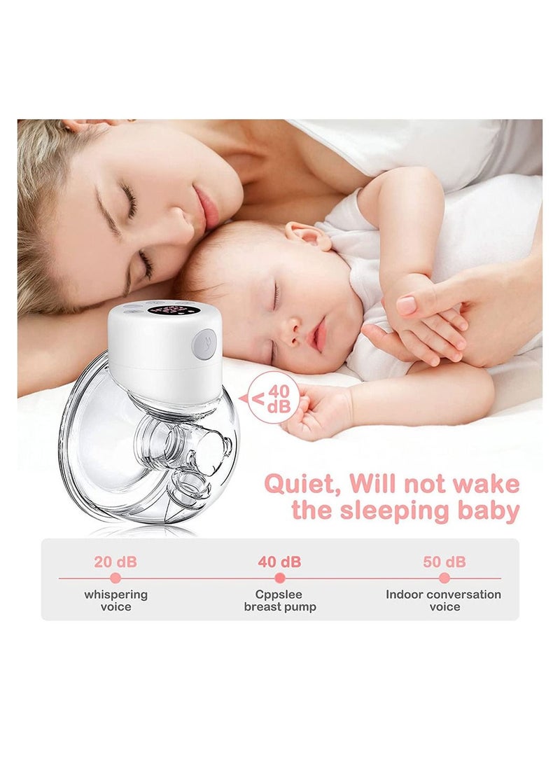 Cool Baby COOLBABY Breast Pump Wearable Breast Pump S12 Hands Free Breast Pump Electric Portable Breast Pump Wireless Breast Pump Hand Free 2 Pack - Image 4