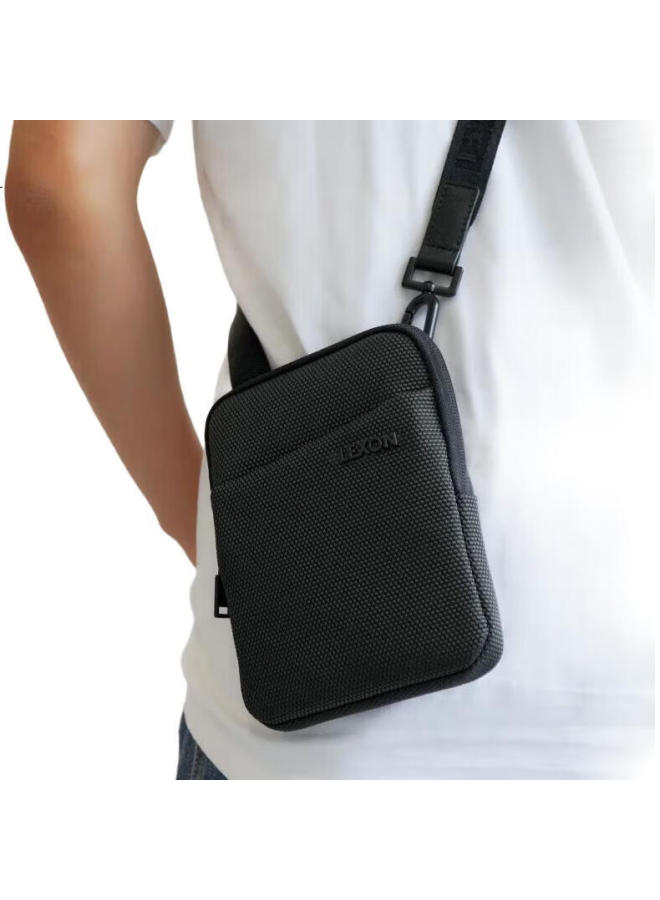 Lexon Men'S Casual Crossbody Bag Single Shoulder Phone Bag Business Sports Lightweight Commuting All-Match Cowhide Accessories Small Backpack - Image 2