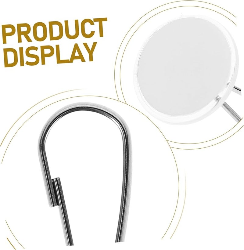 Transparent Ceiling Hooks 20pcs Removable Adhesive Hangers For Balloons Holiday Decorations - Image 4