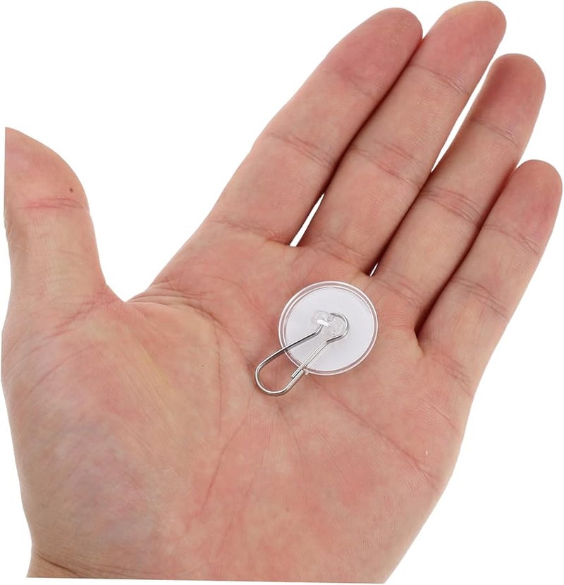 Transparent Ceiling Hooks 20pcs Removable Adhesive Hangers For Balloons Holiday Decorations - Image 5