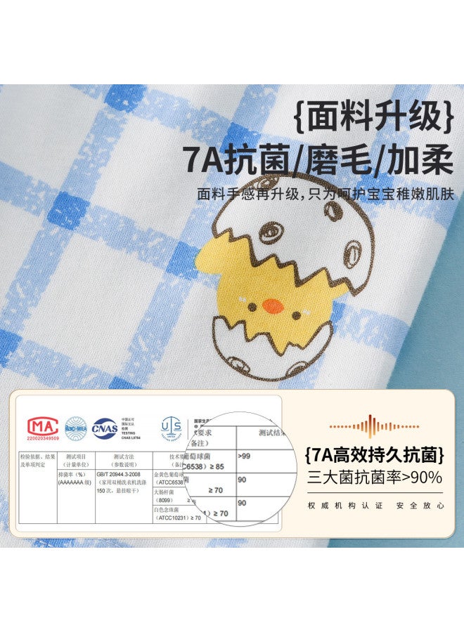 Doxiluka newborn Baby Pants - Summer Cotton 7/8 Split-crotch Pants, Thin Sporty Outing Bottoms - Image 3