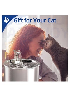 PROTON PROTON Pet Stainless Steel Automatic Water Fountain, 2L/67OZ  - Image 5
