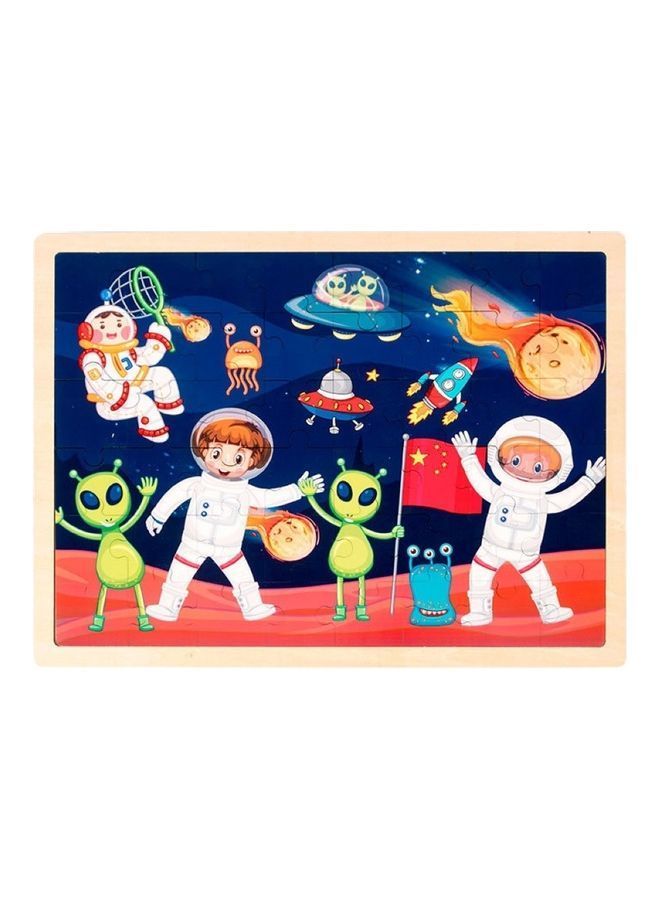 NIBEMINENT 48-Piece Astronaut Themed Jigsaw Puzzle Set