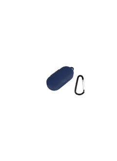 Generic Soft Silicone Case Cover For Samsung Galaxy Buds Plus Case (2020)/ Galaxy Buds Case(2019) Protective Skin/Pouch With Keychain Holder Galaxy Buds/Buds Plus Case for Women Men (Dark Blue)  - Image 2