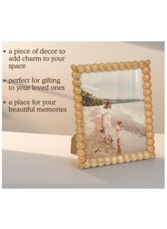 Mars & More Handcrafted Wooden Bubbles Photo Frame 22x27 cm by Artesania  - Image 4