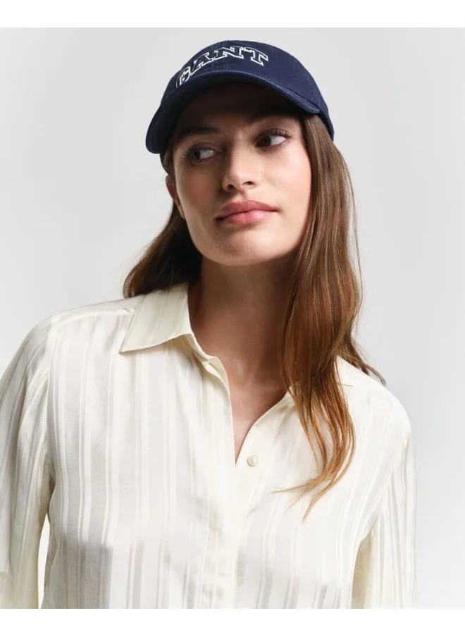 غانت REG SATIN STRIPED SHIRT