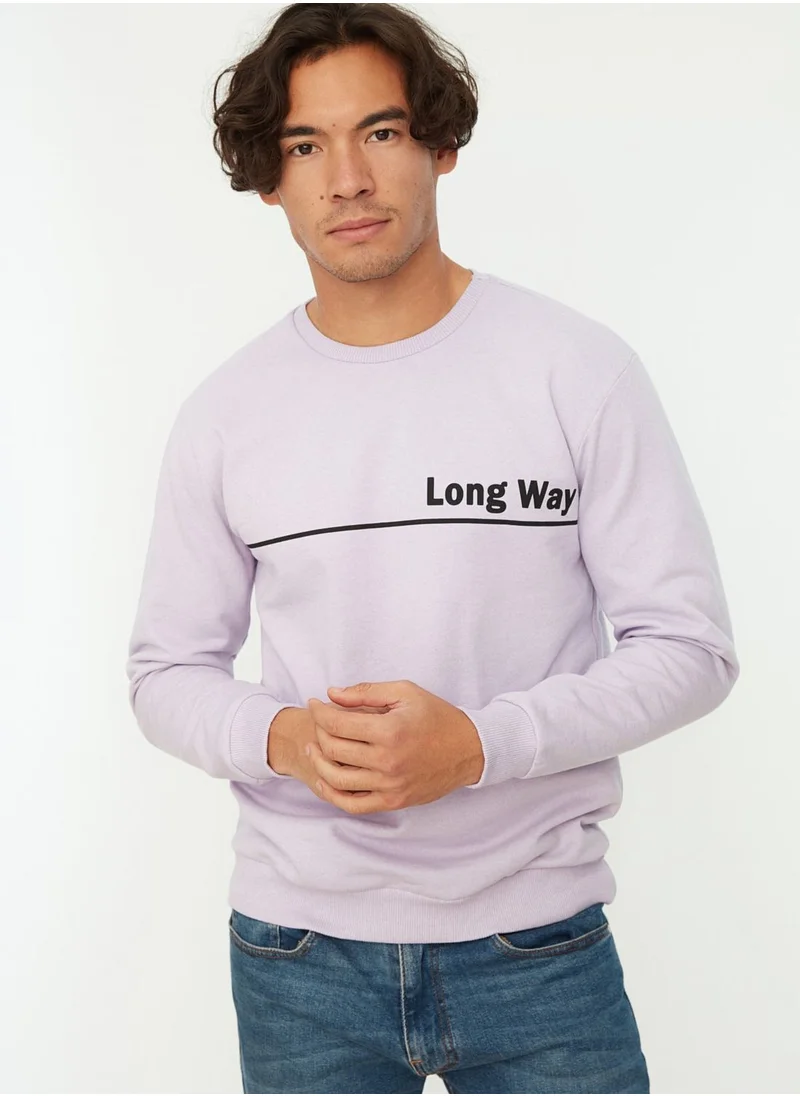 trendyol Slogan Sweatshirt