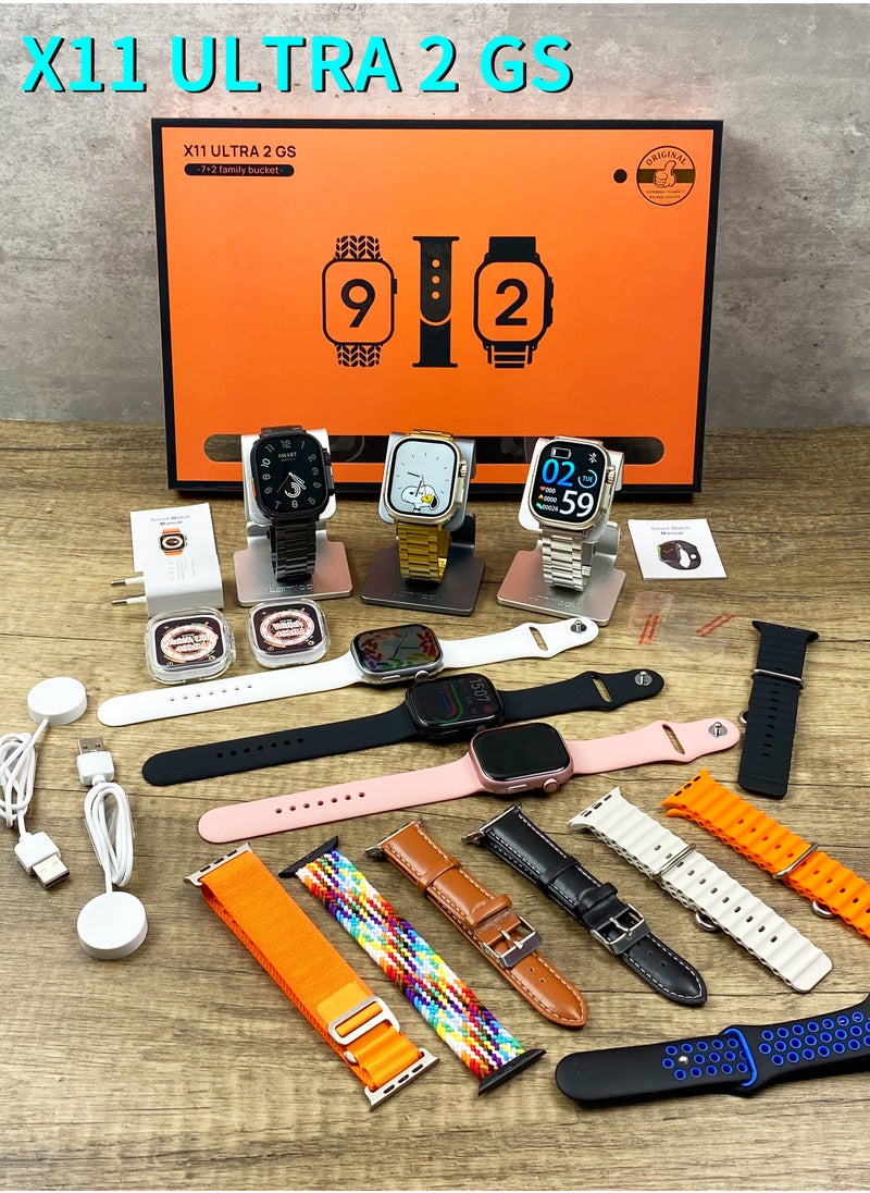 X11 ULTRA 2 GS Gift Box Smart Watch with Answer Call Function Compass Body Temperature Monitor Fitness Tracker Smartwatch