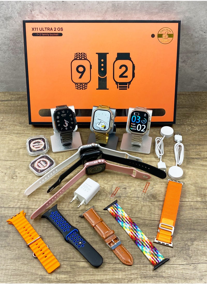 X11 ULTRA 2 GS Gift Box Smart Watch with Answer Call Function Compass Body Temperature Monitor Fitness Tracker Smartwatch