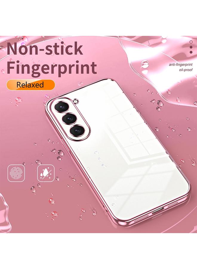 اس-توب جراب لهاتف Samsung Galaxy S23 5G، جراب هاتف شفاف مطلي بفتحة دقيقة - Image 4