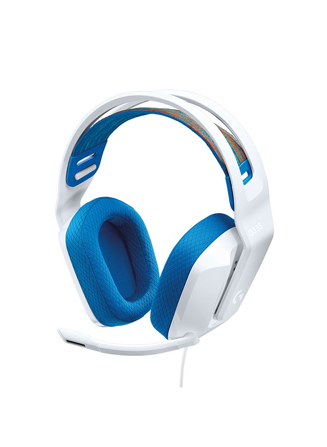Logitech G335 Wired Gaming Headset With Flip to Mute Microphone, 3.5mm Audio Jack, Memory Foam Earpads, Lightweight, Compatible with PC, PlayStation, Xbox - Image 1