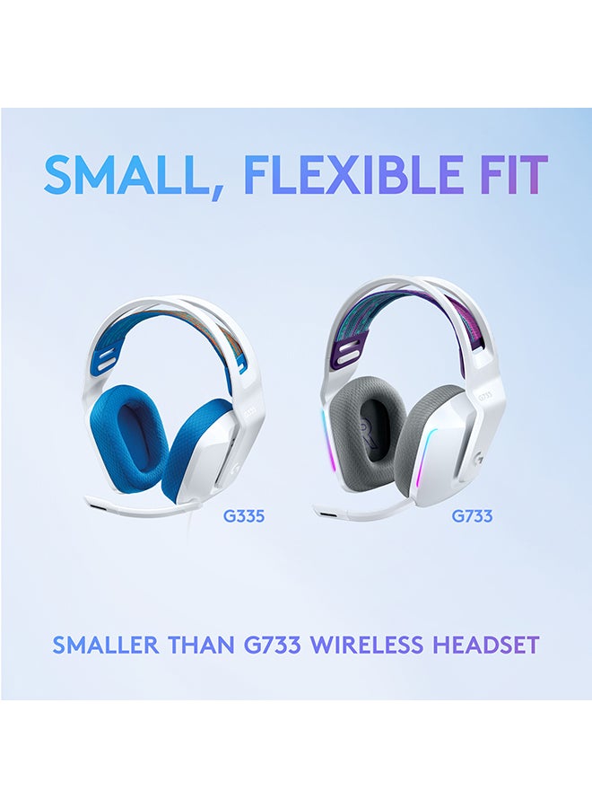 Logitech G335 Wired Gaming Headset With Flip to Mute Microphone, 3.5mm Audio Jack, Memory Foam Earpads, Lightweight, Compatible with PC, PlayStation, Xbox - Image 3