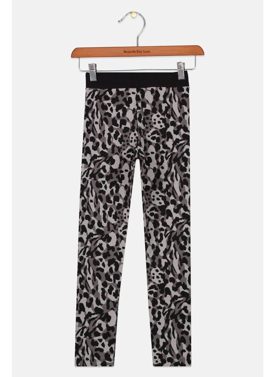 PUMA Kids Girl Sportswear Animal Print Legging, Multicolor  - Image 2