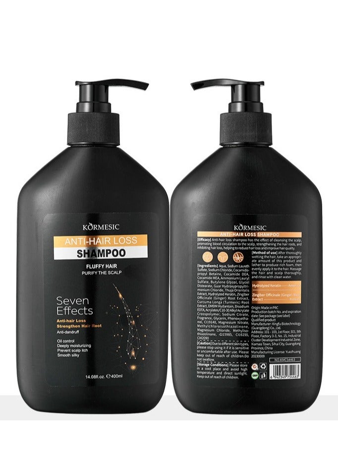 Kormesic Anti-Hair Loss Shampoo 400ml - Strengthening & Volumizing - Image 4