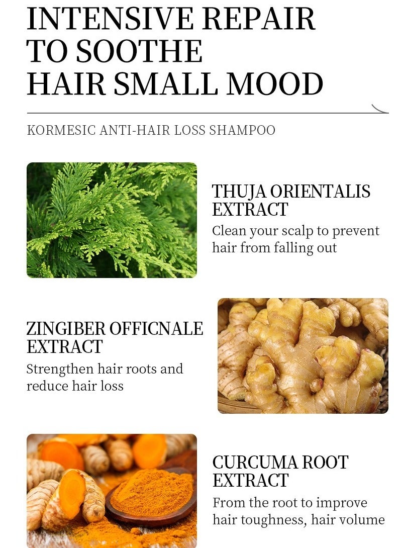 Kormesic Anti-Hair Loss Shampoo 400ml - Strengthening & Volumizing - Image 5