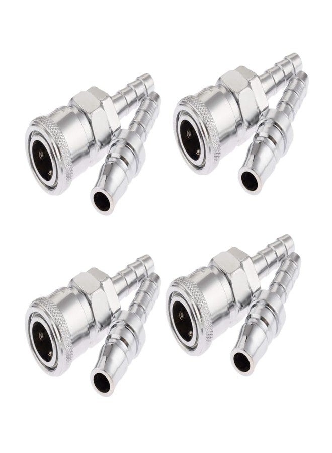 HOSEMART مجموعة هوزمارت من 4 وصلات سريعة الفك لخرطوم ضاغط الهواء الهوائي QRC SH20+PH20، مقاس 1/4 بوصة BSP - Image 1