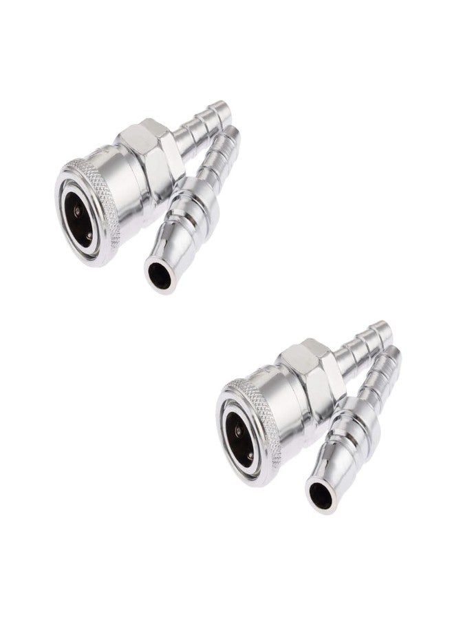 HOSEMART مجموعة هوزمارت من 4 وصلات سريعة الفك لخرطوم ضاغط الهواء الهوائي QRC SH20+PH20، مقاس 1/4 بوصة BSP - Image 2