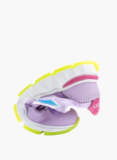 Pablosky Girls' Star Applique Sneakers With Hook And Loop Closure  - Image 5
