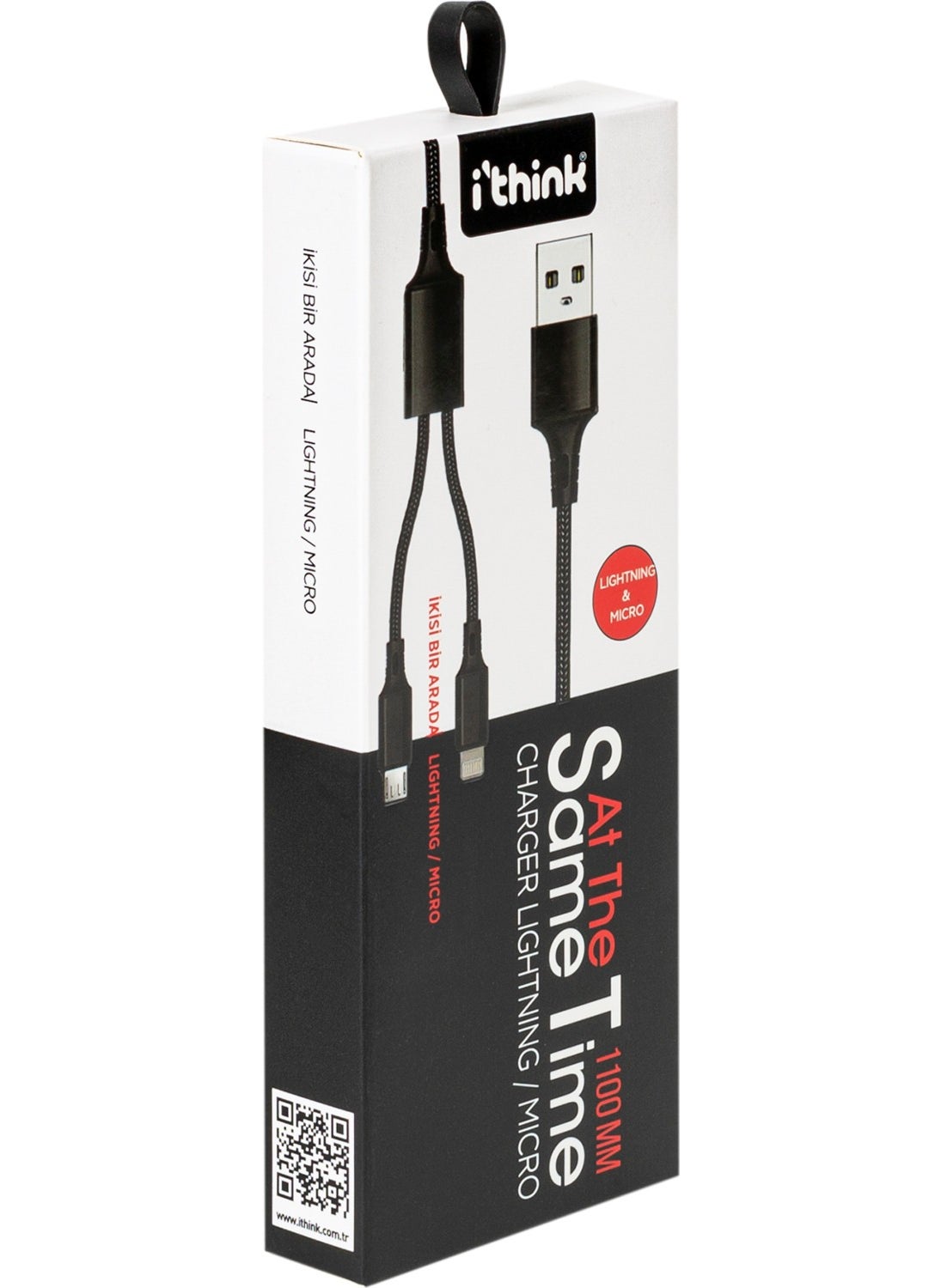 ithink KC86 Micro Lightning Gold Cable 2in1  - Image 2